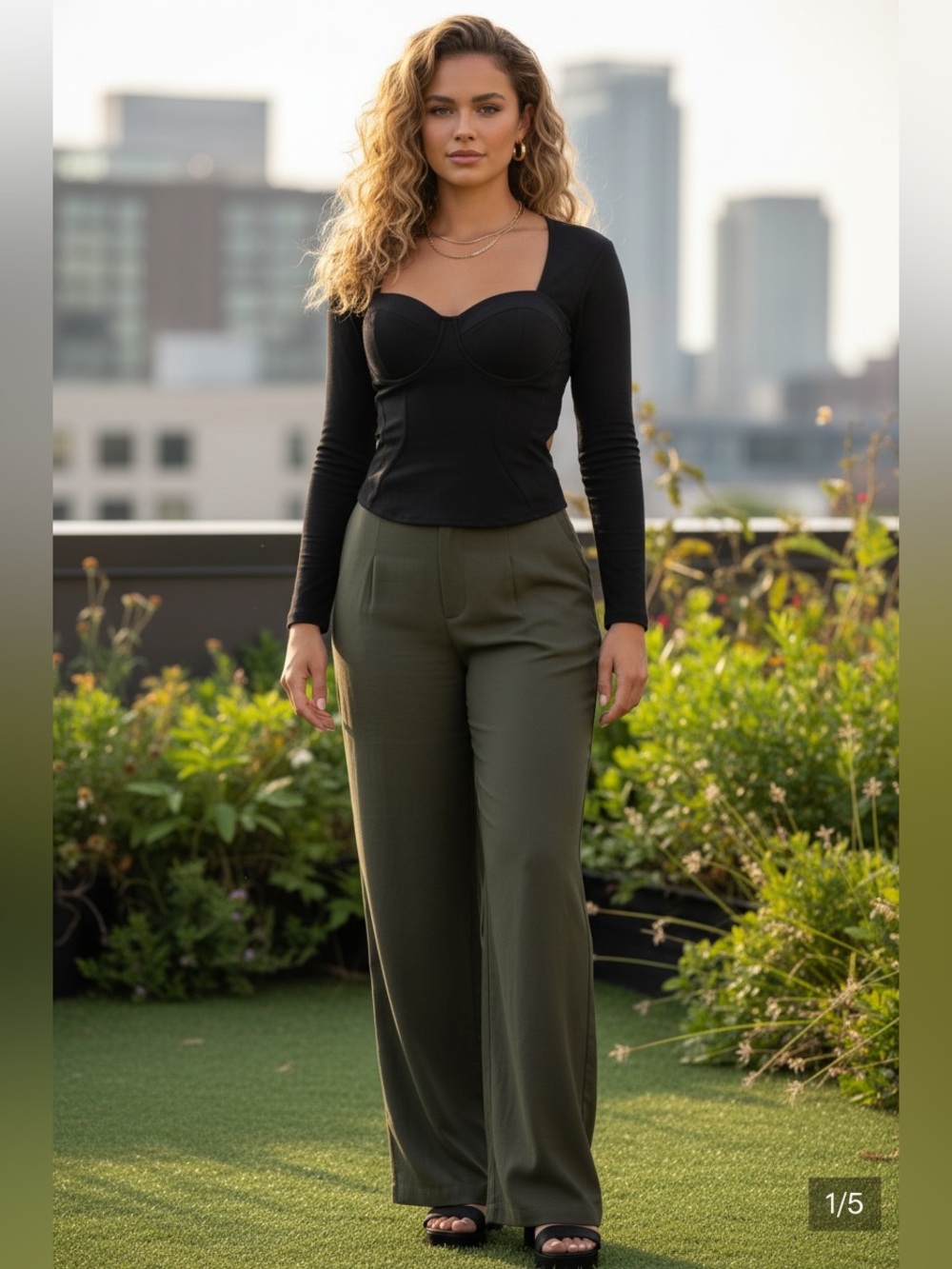 TA3| Sweetie Long Sleeve Top| Ponte Black| 3X | NWT| $128 retail|